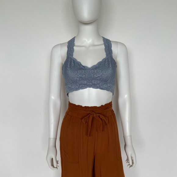 Free People Gallon Racerback Bralette Fall Frost - Picture 2 of 4